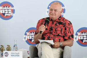 Chairman of the Organizing Committee of the Koktebel Jazz Party and Rossiya Segodnya Director General Dmitry Kiselev at the news conference on the opening of the Koktebel Jazz Party 2020 in Crimea