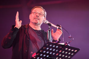 Singer and actor Igor Sklyar performs at the Koktebel Jazz Party 2020 international jazz festival in Crimea