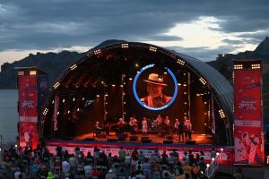 A performance by Russia’s oldest jazz band, Igor Burko’s Urals Dixieland, at the opening of the Koktebel Jazz Party 2021 international jazz festival in Crimea