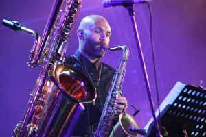 Sergey Golovnya performs at the Koktebel Jazz Party 2021 international music festival
